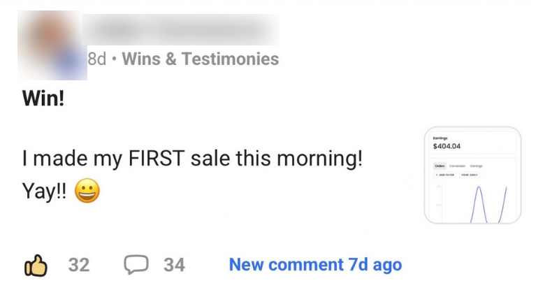 Member win screenshot